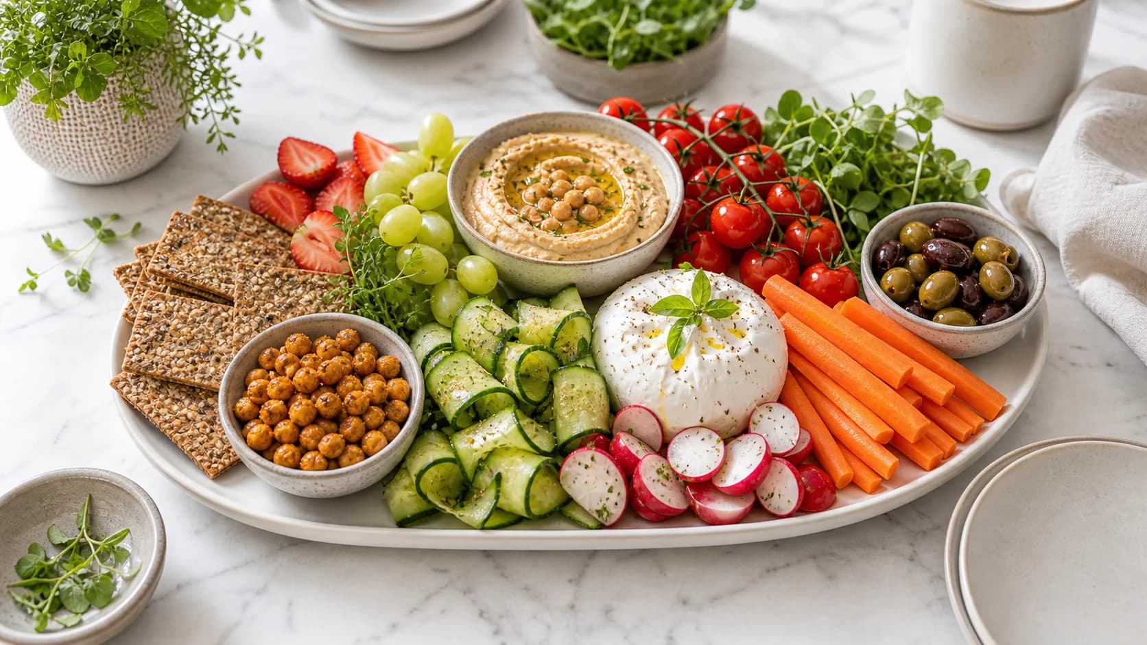 Gezonde borrelplank maken zonder saaie hapjes