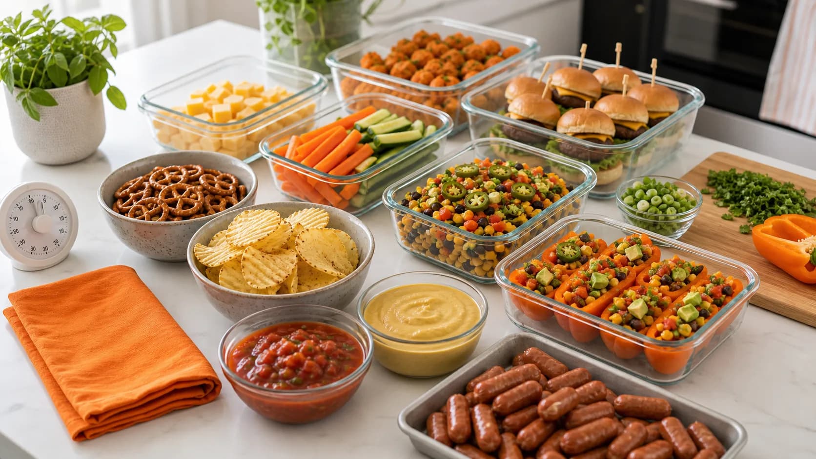 WK voetbal snacks voorbereiden zonder stress